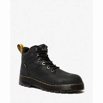 Dr Martens Plenum Waterproof Steel Toe - Cierne Pracovne Cizmy Panske, DR0149